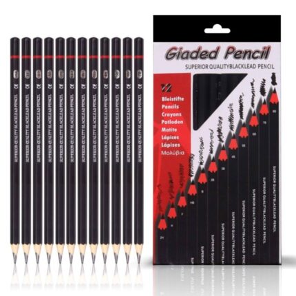 Ulson Graded Sketching Pencils Set 12