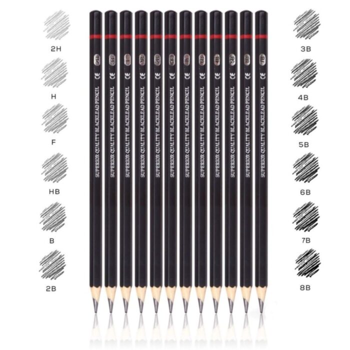 Ulson Graded Sketching Pencils Set 12