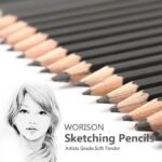 Worison Professional Drawing Sketching Pencil Set 24 Pcs