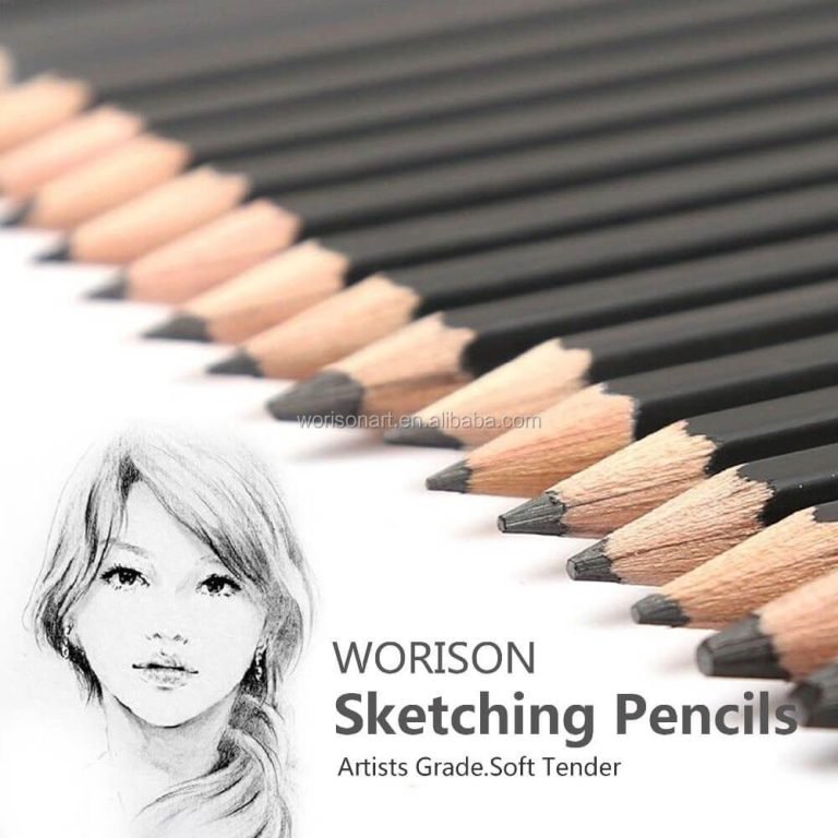 Worison Professional Drawing Sketching Pencil Set 24 Pcs