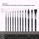 Worison Professional Watercolor Paint Brushes Set of 12