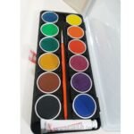 Aero Opaque Watercolor Cake Set Of 12 Pcs In Tin Box