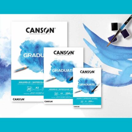 Canson Graduate Watercolor Pads 20 Sheets - 250Gsm
