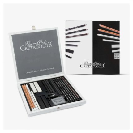 Cretacolor Black And White Sketching Drawing Set Of 25