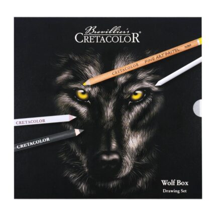 Cretacolor Charcoal Wolf Drawing Set 25