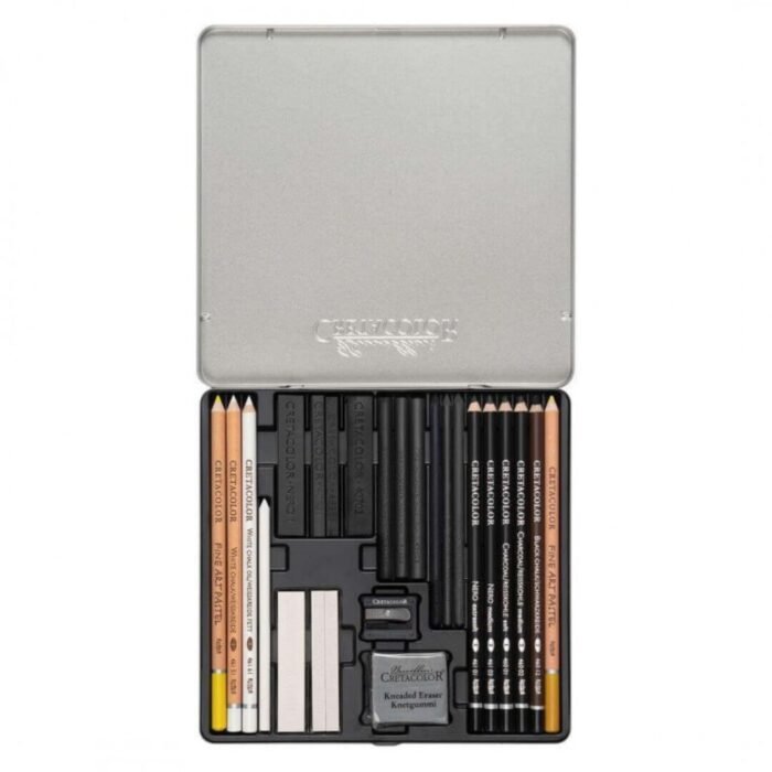 Cretacolor Charcoal Wolf Drawing Set 25