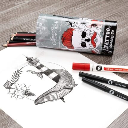 Cretacolor Tattoo Sketching And Drawing Set