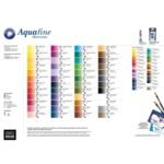 Daler Rowney Aquafine Watercolour Studio Paint Set of 48 Colours