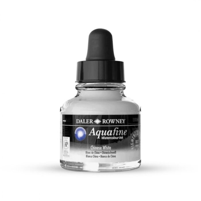 Daler Rowney Aquafine White Watercolor Ink 29.5ml