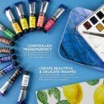 Daler Rowney Aquafine watercolour 8ml tube set of 12