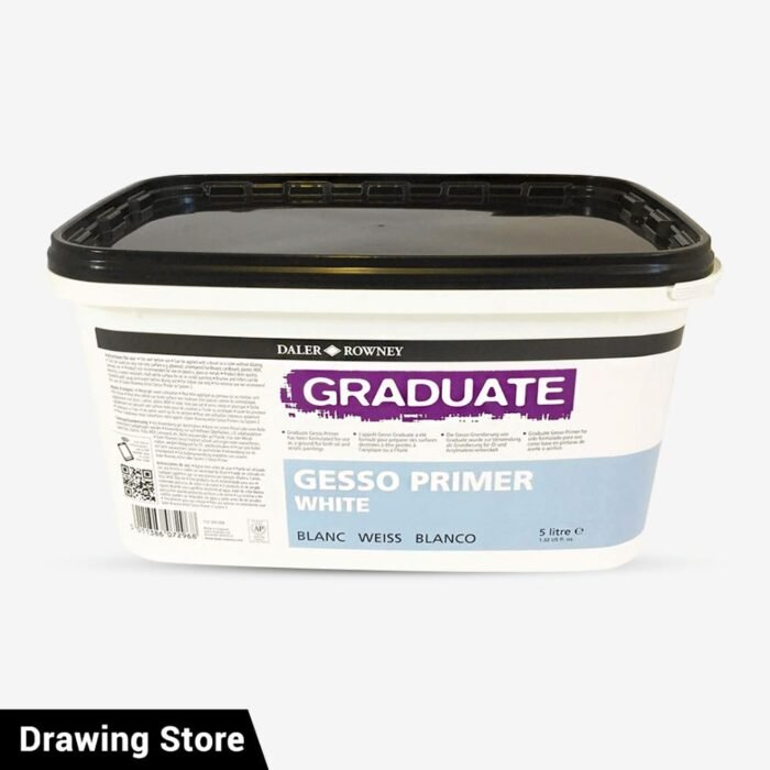 Daler Rowney Graduate White Gesso Primer 1 Litre Box