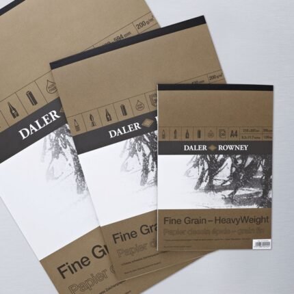 Daler Rowney Heavyweight Fine Grain Sketch Pad 30 Sheets 200gsm