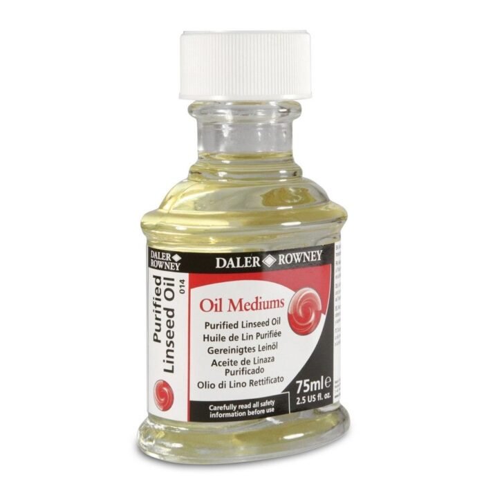 Daler Rowney Purified Linseed Oil 75ml Bottle