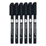 Daler Rowney Simply Black Fineliner Pen Set of 6