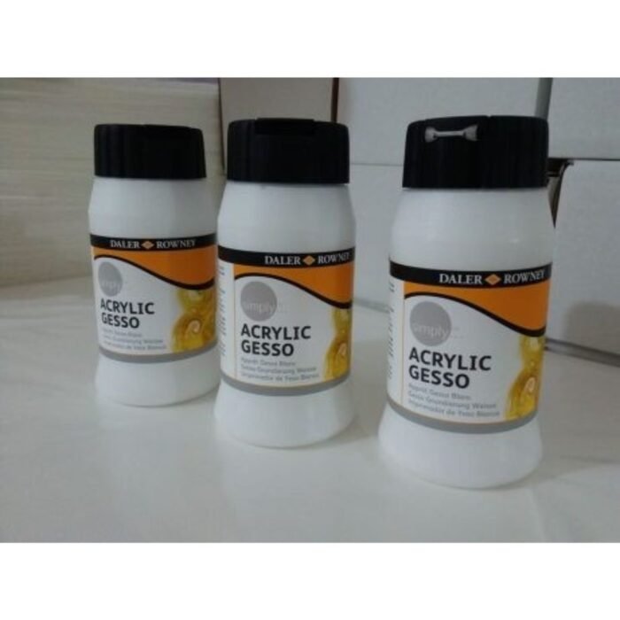 Daler Rowney Simply Gesso Primer 500ml For Oil Colors & Acrylics