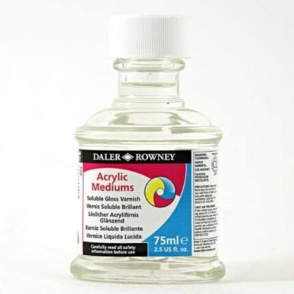 Daler Rowney Soluble Gloss & Matt Varnish for Acrylics in 75ml Bottle