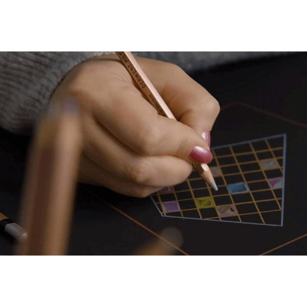 Derwent Blister Metallic Color Pencils Set of 6 Pcs