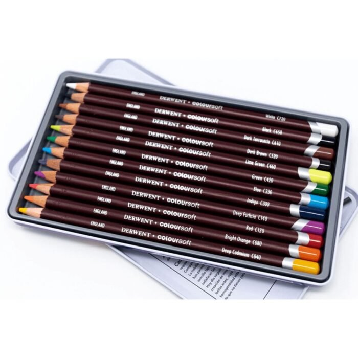 Derwent Colorsoft Pencils Set Tin Box