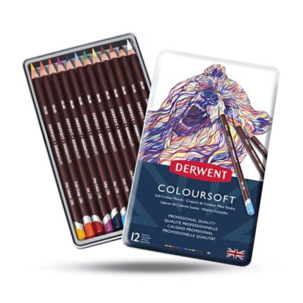 Derwent Colorsoft Pencils Set Tin Box