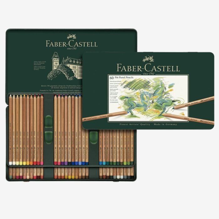 Faber Castell Pitt Pastel Pencils Tin Of 60