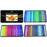 Faber Castell Polychromos Color Pencils Tin Box Set 120 Pcs