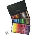 Faber Castell Polychromos Color Pencils Tin Box Set 120 Pcs