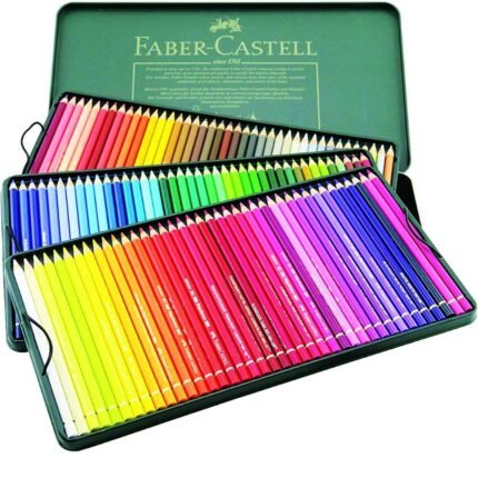 Faber Castell Polychromos Color Pencils Tin Box Set 60 Pcs