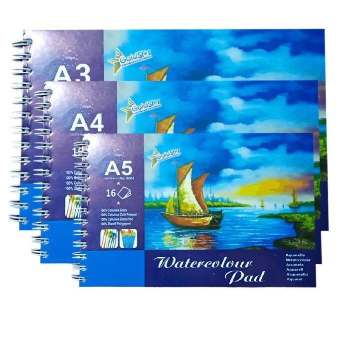 Gold Star Aquarelle Watercolor Pad Artist 300g