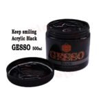 Keep Smiling Black Gesso 500
