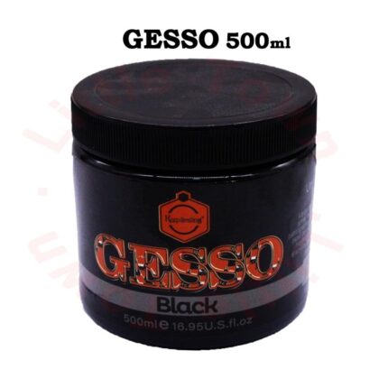 Keep Smiling Black Gesso 500