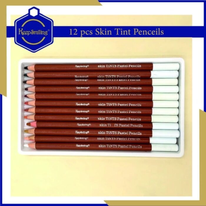 Keep Smiling Skin Tints Pastel Pencils Color 12Pcs