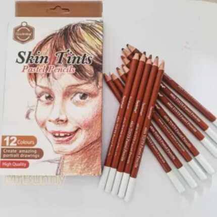 Keep Smiling Skin Tints Pastel Pencils Color 12Pcs