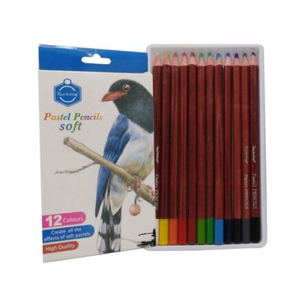 Keep Smiling Soft Pastel Color Pencil Set of 12