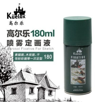 Kuelox Charcoal Sketch Drawing Varnish Fixative Spray