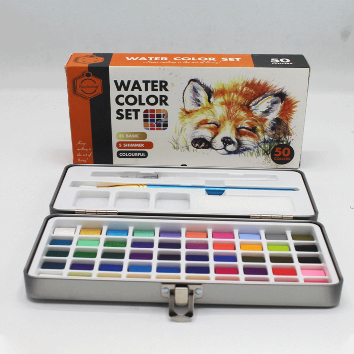 Keep Smiling Watercolor Set Of 50