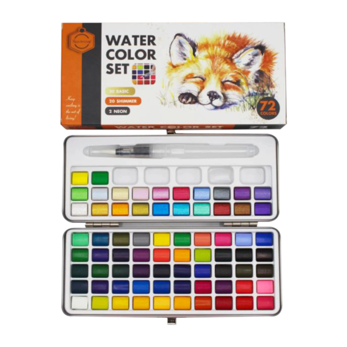 Keep Smiling Watercolor Set Of 72