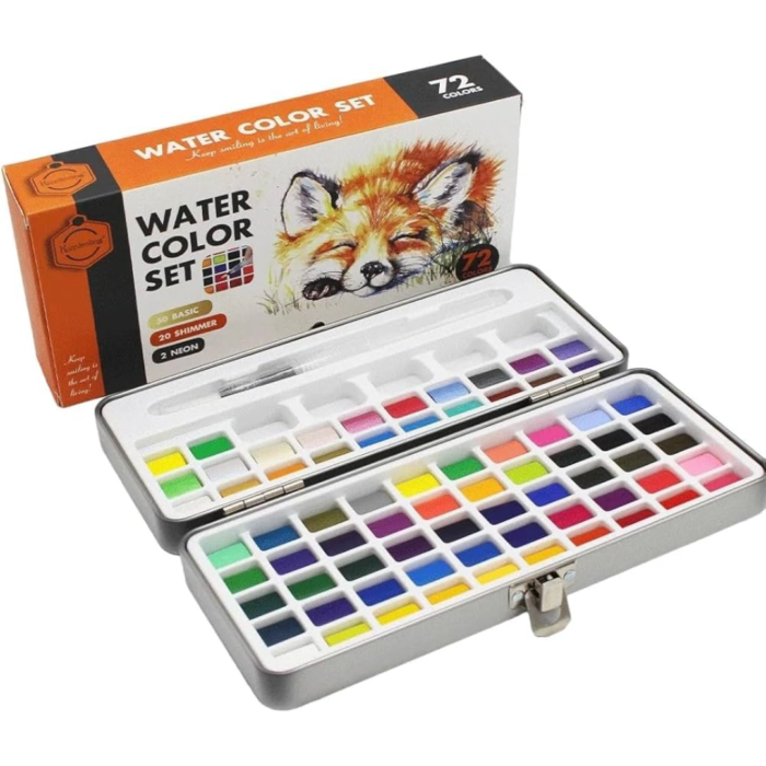 Keep Smiling Watercolor Set Of 72