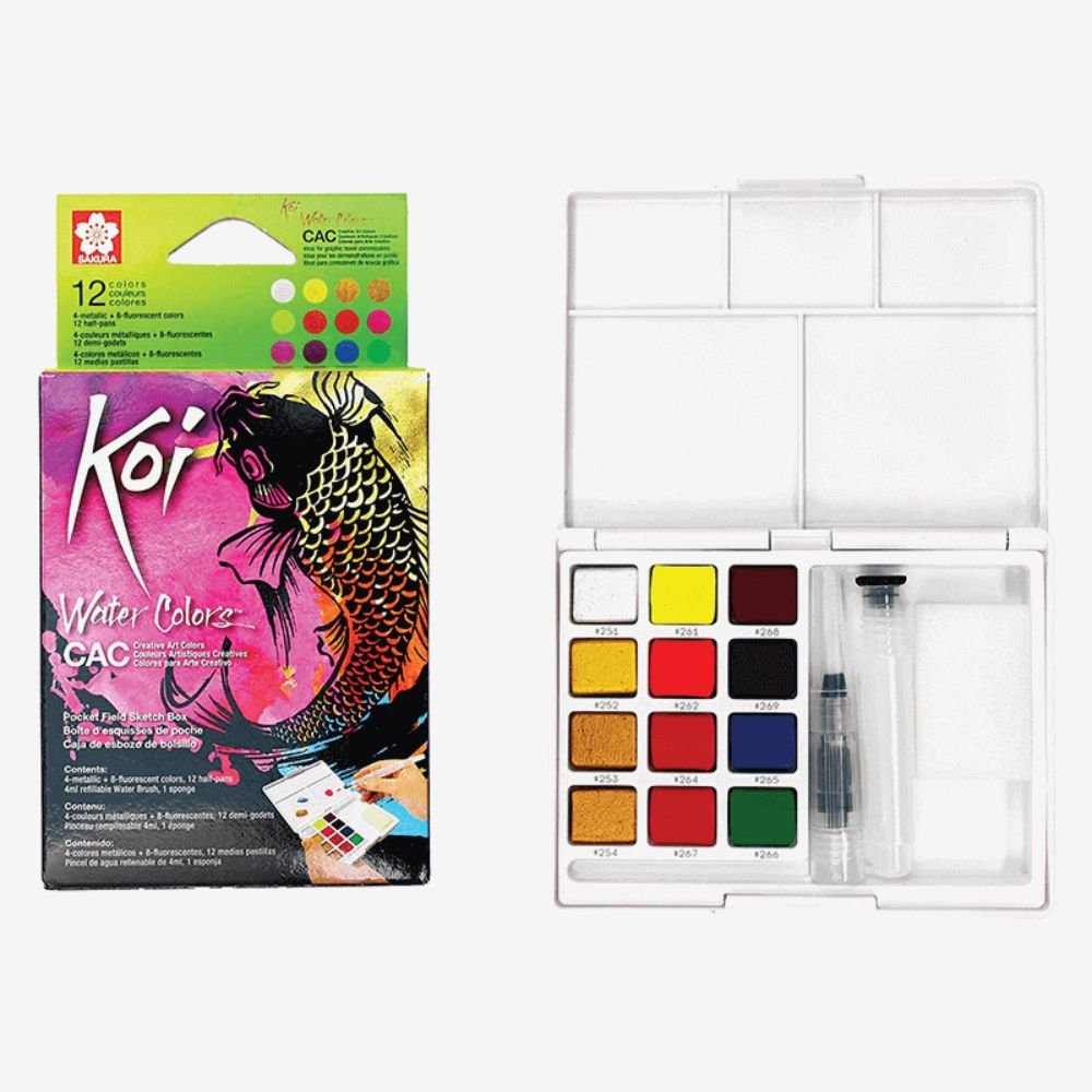 Sakura Koi Neon Watercolor Set Of 12