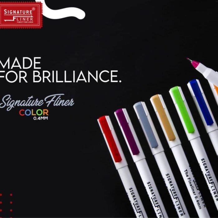 Signature Color Fineliner Set Of 12 0.4mm