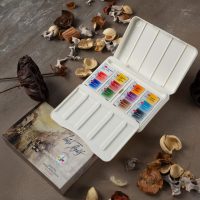 White Nights Artists Watercolor Set Of 12 Full Pans