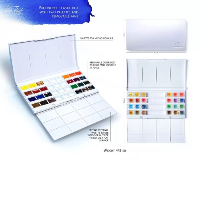 White Nights Artists Watercolors St Petersburgh Edition Set Of 24