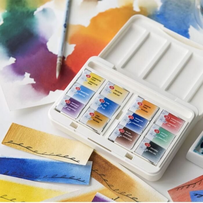 White Nights Watercolor Set Of 12 Full Pans