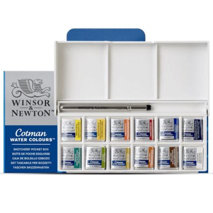 Winsor Newton Cotman Cotman Watercolors Sketchers Box 12 Half Pan