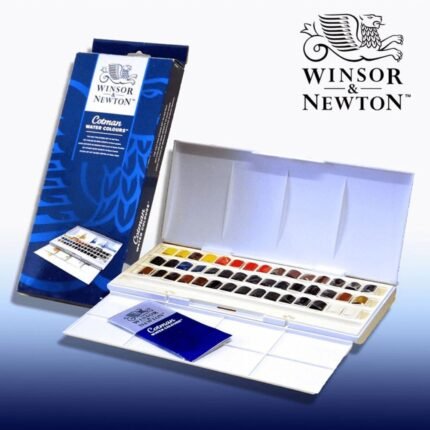 Winsor Newton Cotman Watercolor Studio Set Of 45 Half Pans