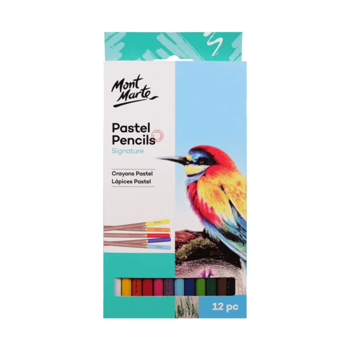mont marte pastel pencils signature 12pc front Art Supplies Store Online Pakistan