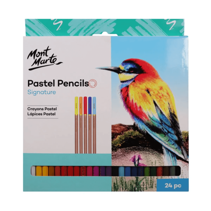 mont marte pastel pencils signature 24pc front Art Supplies Store Online Pakistan