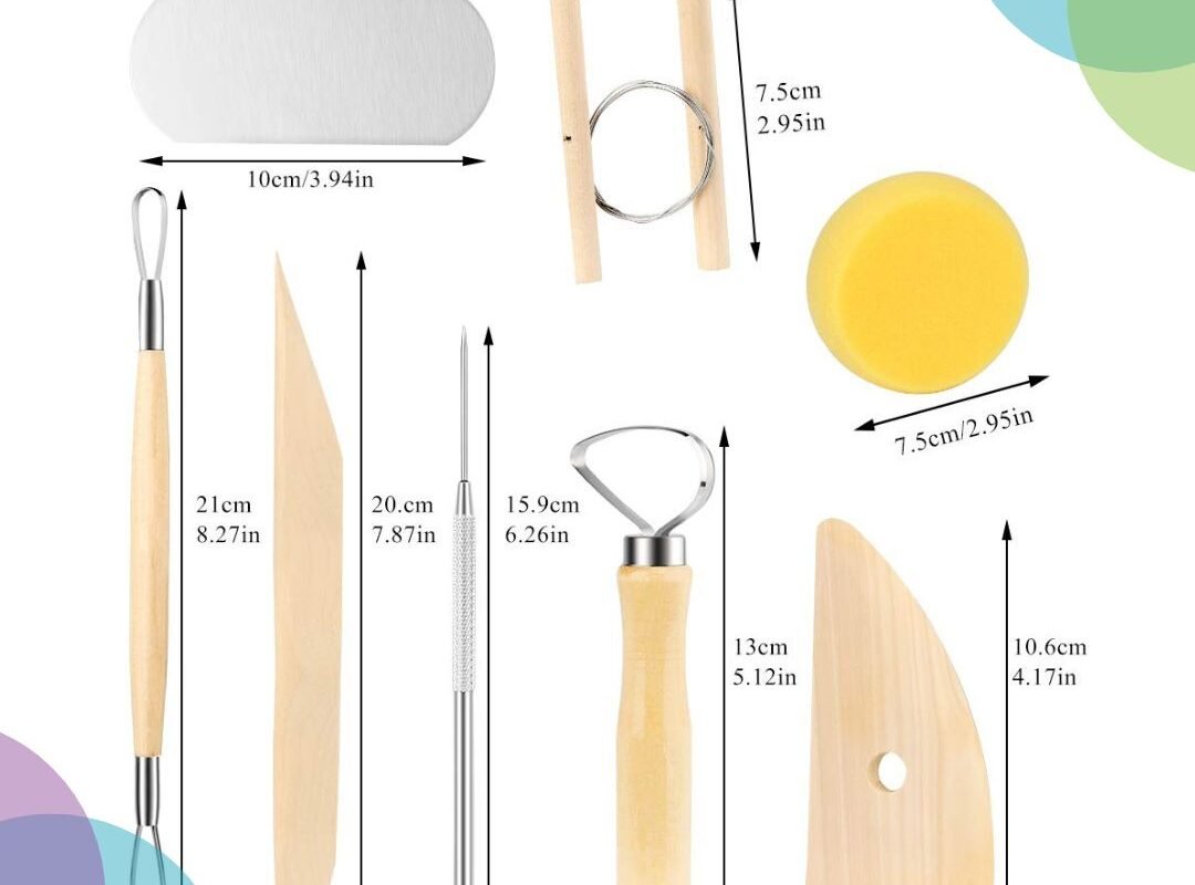 Keep Smiling Pottery Tool Kit 8pcs