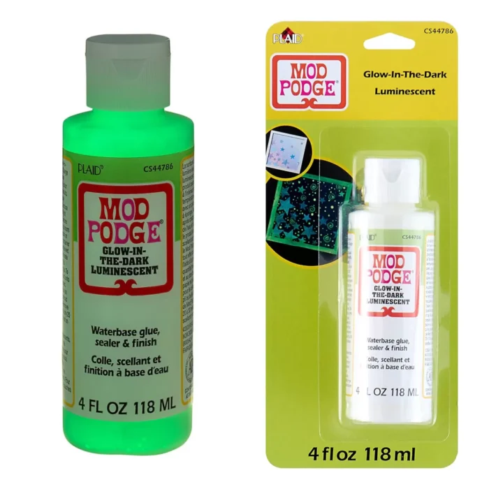 Mod Podge Glow in the Dark bottles.jpg Art Supplies Store Online Pakistan