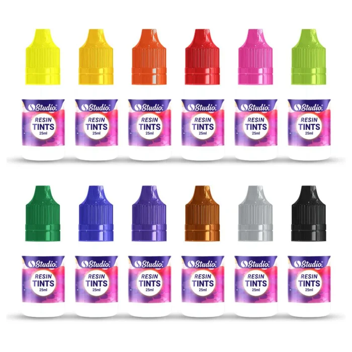 epoxy art resin tints pigments colors water based pigments pack of 10pcs the stationers Art Supplies Store Online Pakistan