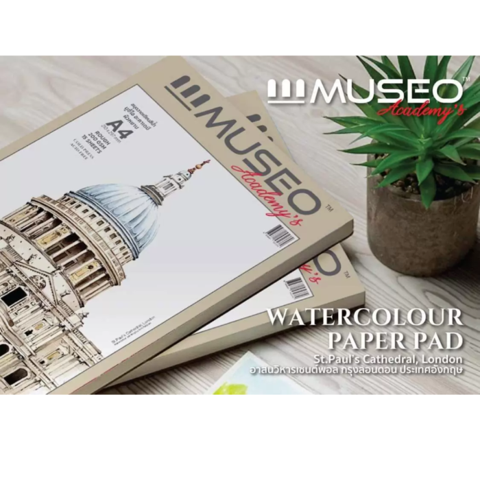 MUSEO Academy’s Watercolor Paper Pad – Cold Press 200Gsm - Image 3